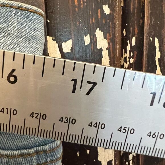 Women’s NWT Mellow Denim Los Angeles size 18 raw hem high rise skinny jeans. - Picture 7 of 11